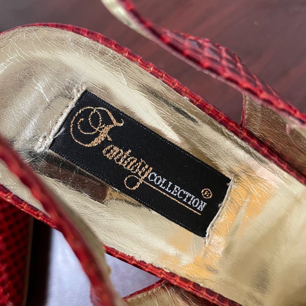 Red Fantasy Collection Shoes - NWT - Picture 2 of 3